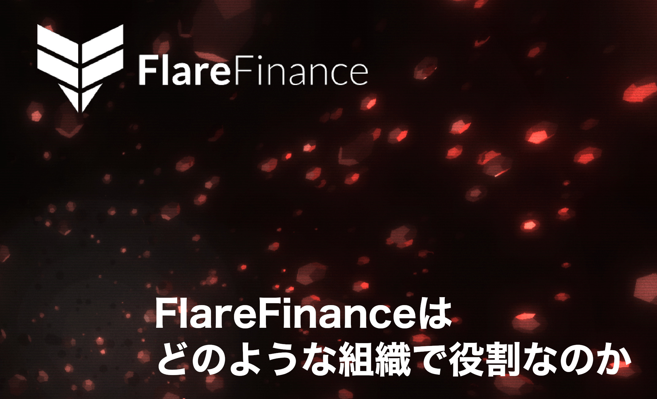 FlareFinanceはどのような組織で役割なのか調査しました