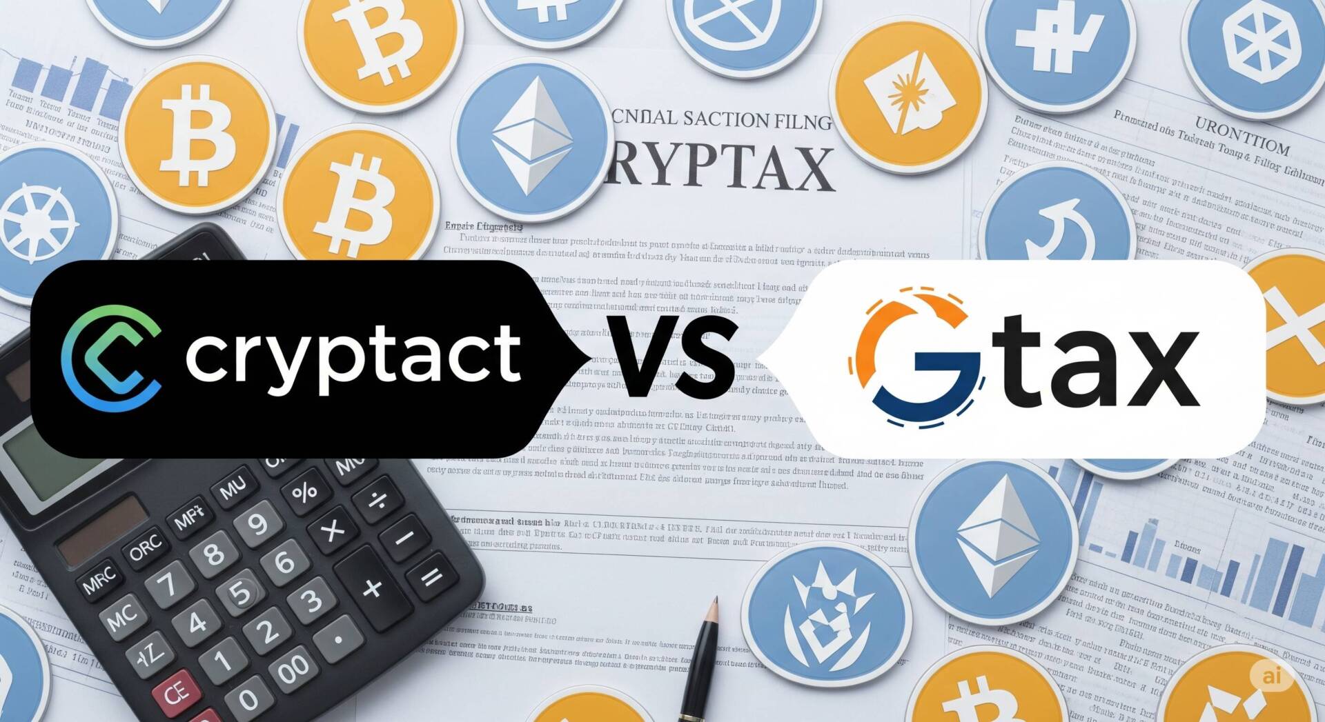 【2025年最新版】クリプタクト vs Gtax 徹底比較！仮想通貨の確定申告、あなたに最適なツールはこれだ