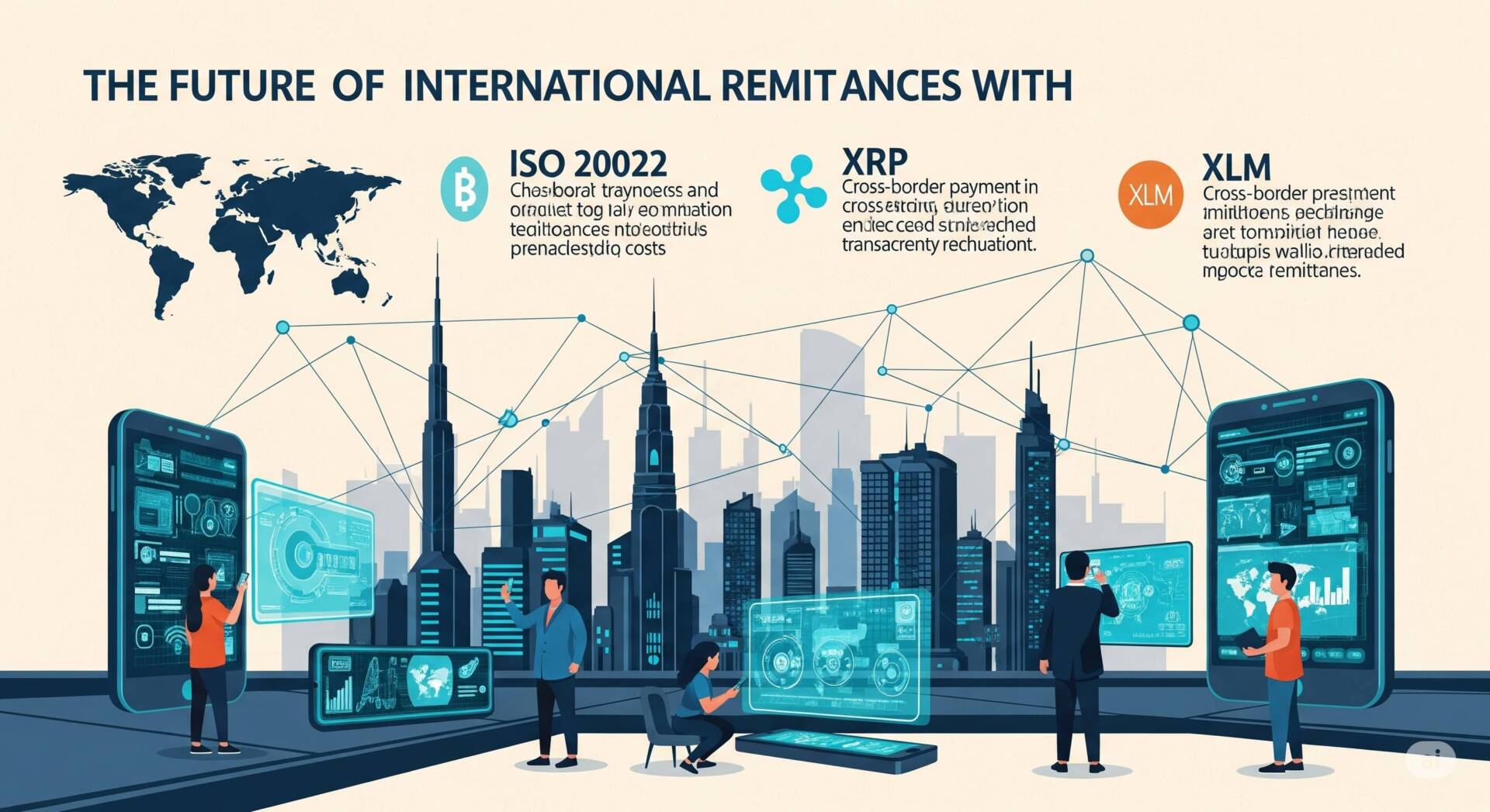 ISO20022時代の国際送金：XRPとXLMの未来を徹底比較