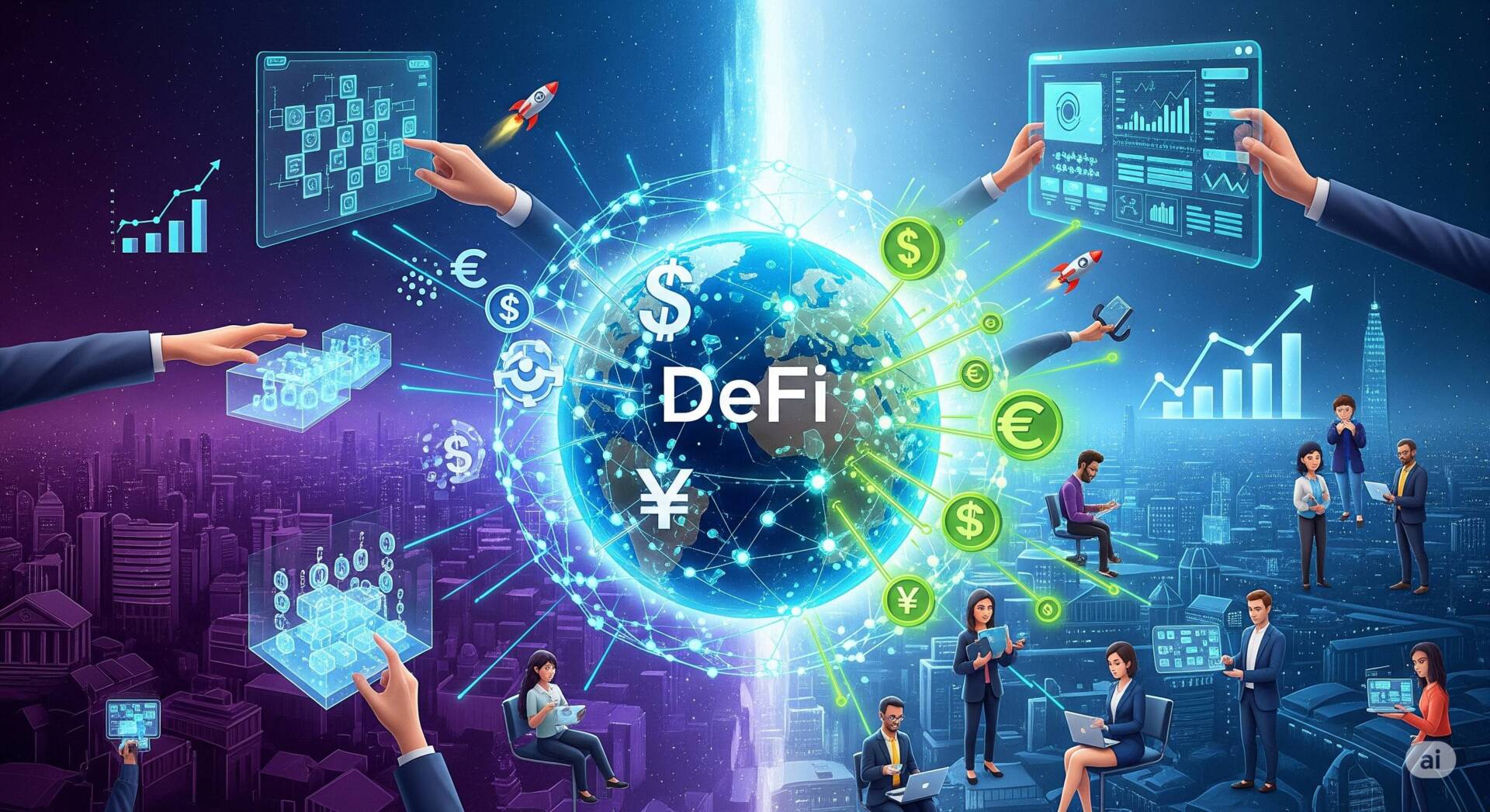 【DeFi学習 STEP 1】未来の金融へようこそ！DeFi（分散型金融）が世界をどう変えるのか？