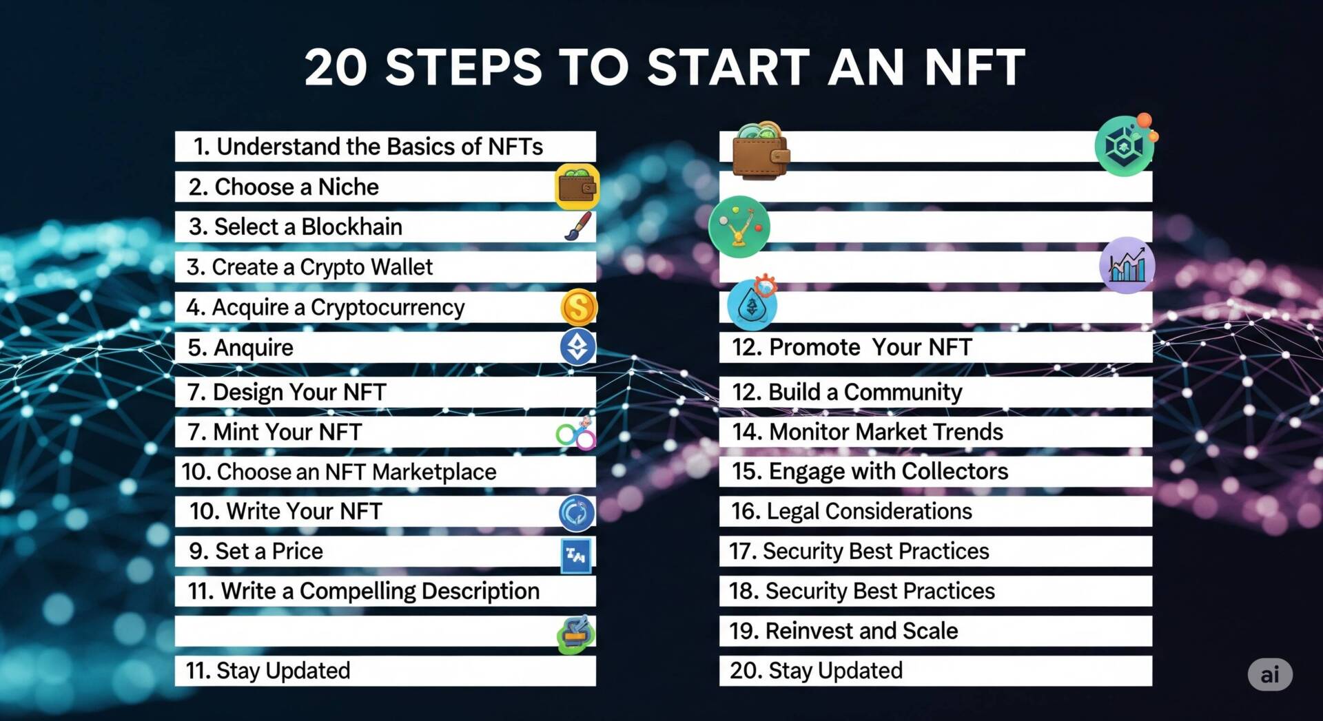 NFTを始める20ステップ