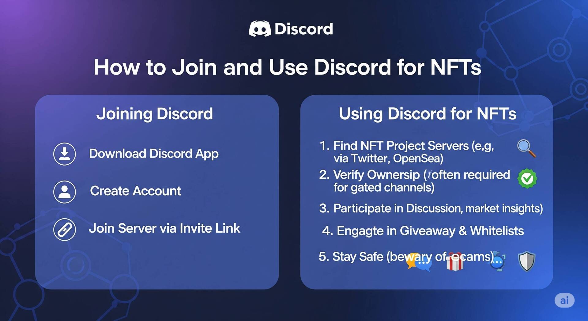 【ステップ15】最新情報はここで掴め！NFT必須ツール「Discord」の参加方法と使い方